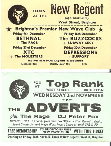 Brighton - gig ads 1